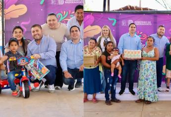 José Paz López continúa festejando a la niñez badiraguatense; visita la comunidad de Morirato y entrega apoyos