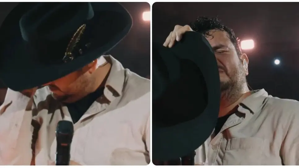 El cantante soltó unas lágrimas durante su agradecimiento. (FOTO: Facebook).