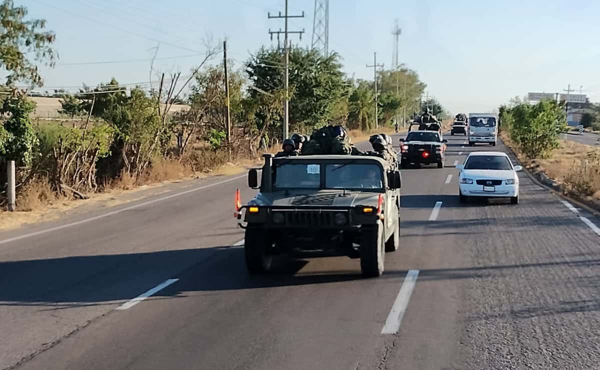 FOTO: Civiles armados emboscan a militares en la zona serrana de Badiraguato