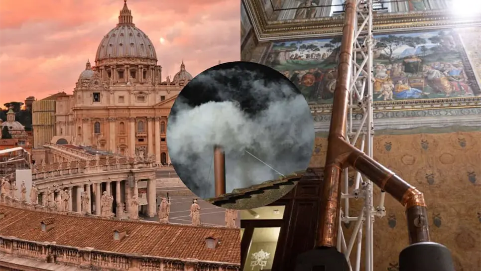 FOTO: Cónclave 2025: ¿cómo se crea el humo blanco que anuncia un nuevo Papa?
