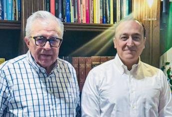 Antonio Menéndez se reúne con el Gobernador Rocha Moya