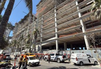 Muere trabajador de la construcción tras ser golpeado con polín en obra en Mazatlán 