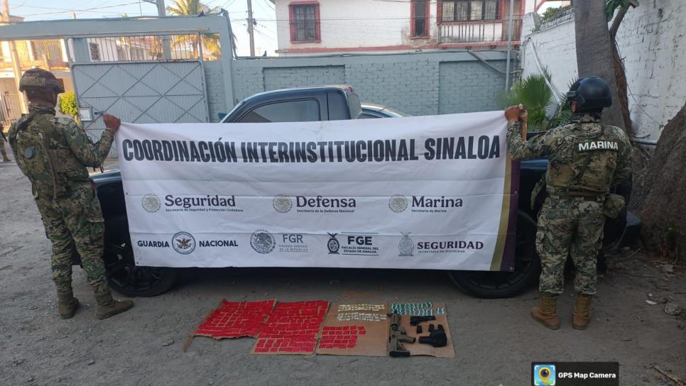 Intentaba huir y lo atrapan con droga en Mazatlán Intentaba huir y lo atrapan con droga en Mazatlán