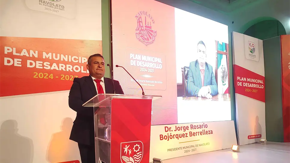 El edil agradeció el apoyo de su gabinete. (FOTO: Samuel Mariscal).