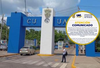 La UAS a clases virtuales en 9 municipios este jueves por la violencia en Sinaloa
