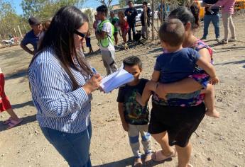 Incendio en Jaripillo deja cinco viviendas calcinadas; Gobierno de Mazatlán brinda apoyo a familias afectadas