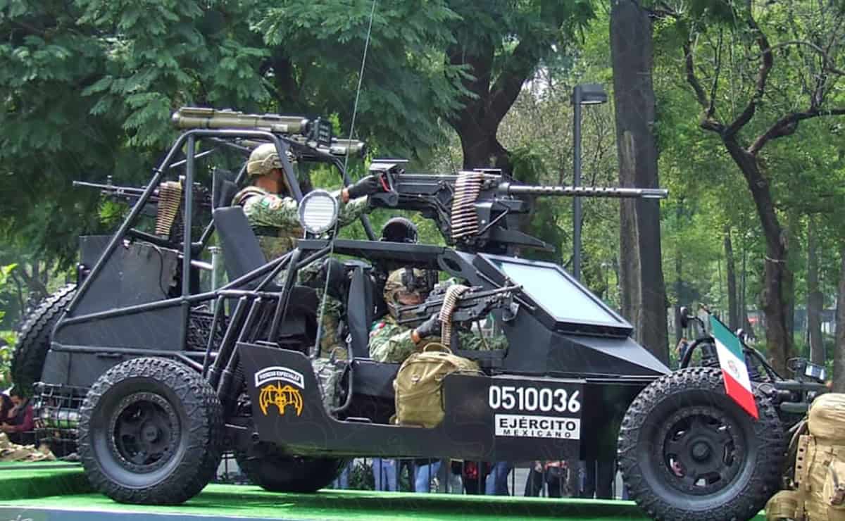 FOTO: VAR, el vehículo supeartillado de ataque rápido de las fuerzas especiales del Ejército Mexicano