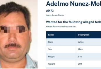 ¿Quién es Adelmo Lemo Núñez? Uno de los objetivos más buscados  por la DEA en Sinaloa