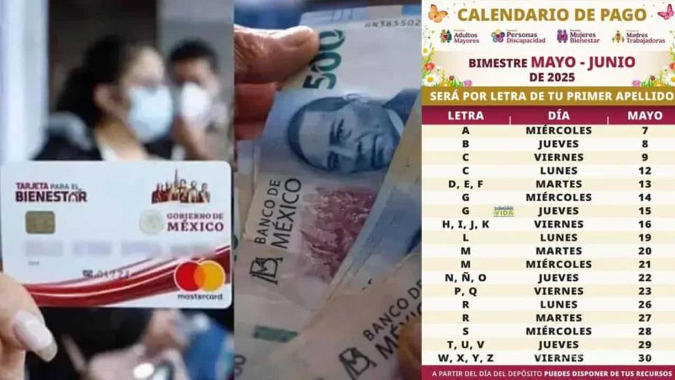 Pensión del Bienestar 2025: ¿Quiénes reciben el pago del 12 al 16 de mayo? Pensión del Bienestar 2025: ¿Quiénes reciben el pago del 12 al 16 de mayo?