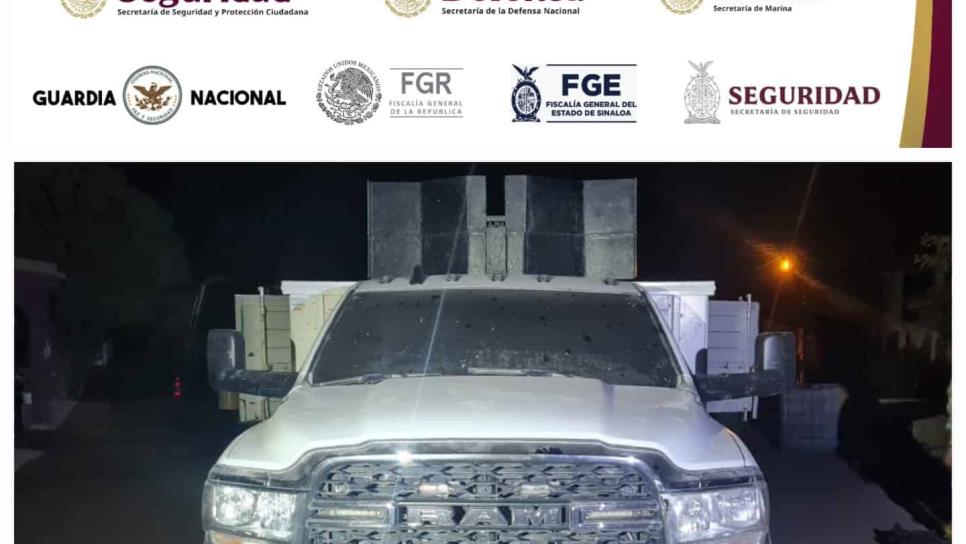 Grupo Interinstitucional asegura un vehículo con blindaje artesanal y municiones en Mocorito Grupo Interinstitucional asegura un vehículo con blindaje artesanal y municiones en Mocorito