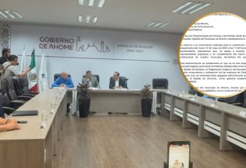 Regidores de Morena y PVEM señalan falta de respeto a la convocatoria a sesión extraordinaria en Ahome