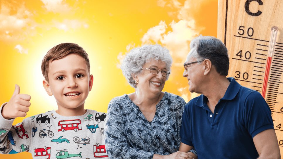 Golpe de calor tras 41°c: ¿Cómo cuidar a niños y ancianos de las altas temperaturas? Golpe de calor tras 41°c: ¿Cómo cuidar a niños y ancianos de las altas temperaturas?