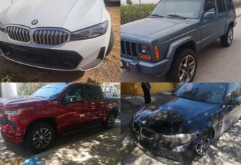 Recuperan 40 vehículos robados durante el mes de abril en Culiacán
