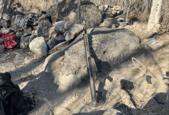 Tras agresión a militares en Elota, grupo Interinstitucional asegura un fusil de asalto y municiones