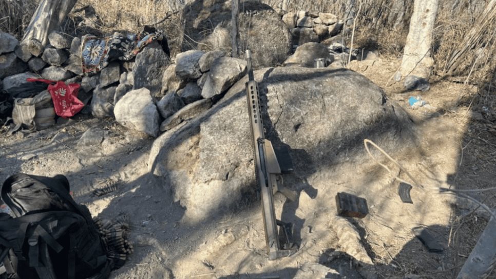 Tras agresión a militares en Elota, grupo Interinstitucional asegura un fusil de asalto y municiones Tras agresión a militares en Elota, grupo Interinstitucional asegura un fusil de asalto y municiones