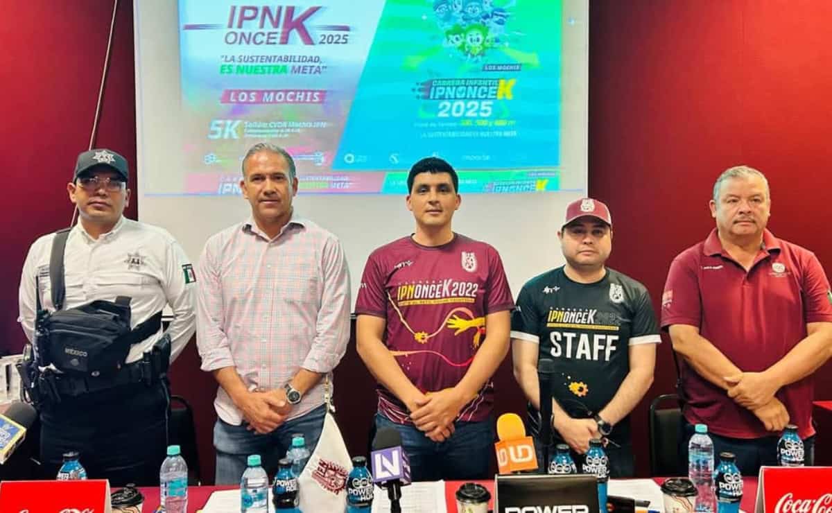 FOTO: Instituto Politécnico Nacional convoca a su tradicional Carrera IPN Once K 2025 en Los Mochis