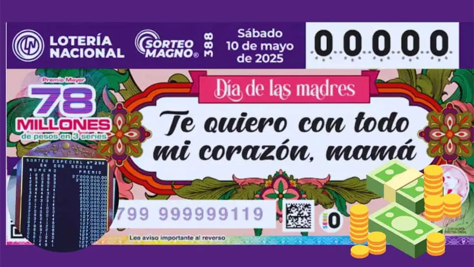 FOTO: Lotería Nacional: ¿Quién le “pegó al gordo” este 10 de mayo 2025?