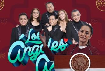 ¿Qué dijo la presidenta Claudia Sheinmbuam por el asalto que sufrieron Los Ángeles Azules?