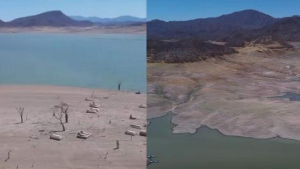 Así luce la presa de Bacurato; casi vacía por la sequía en la sierra de Sinaloa | VIDEO Así luce la presa de Bacurato; casi vacía por la sequía en la sierra de Sinaloa | VIDEO