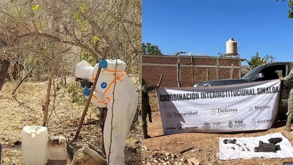 Los efectos asegurados fueron puestos a disposición ante las autoridades competentes, con el fin de abrir la carpeta de investigación correspondiente