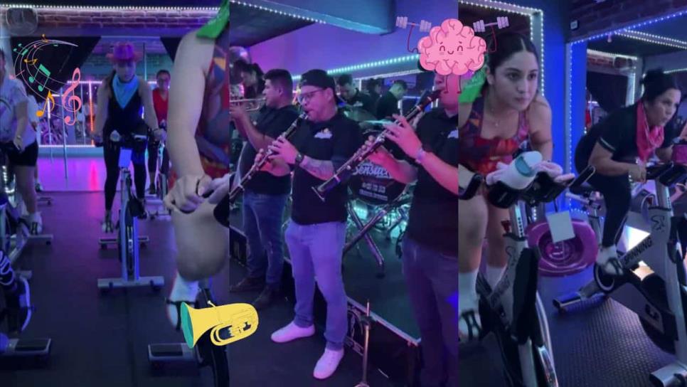 Gimnasio de Guasave da clases de spinning con banda ¡En Vivo! | VIDEO Gimnasio de Guasave da clases de spinning con banda ¡En Vivo! | VIDEO
