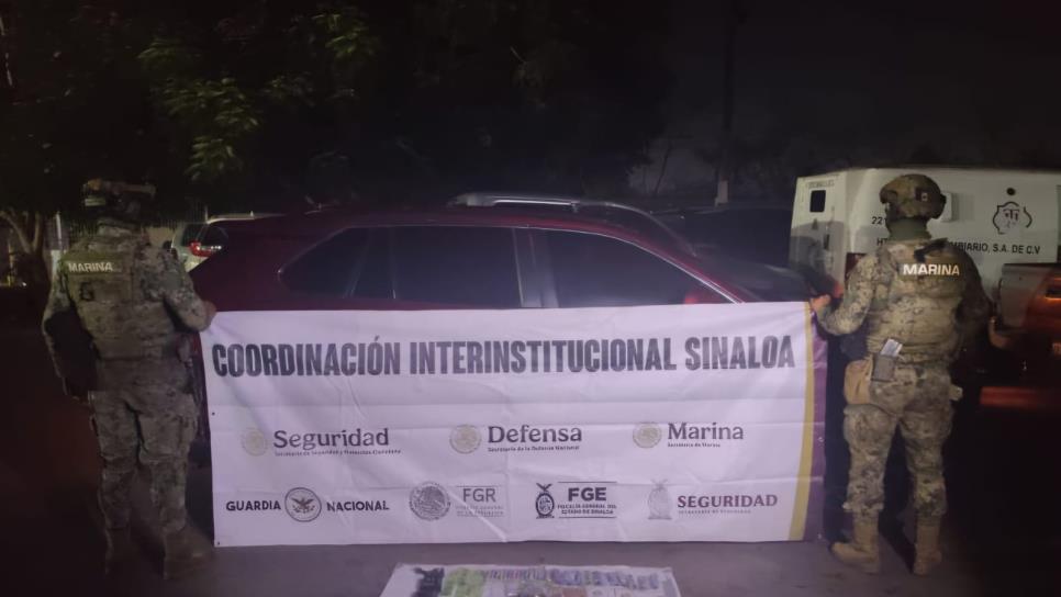 Aseguran vehículos, cartuchos, droga y ponchallantas durante recorridos en Navolato Aseguran vehículos, cartuchos, droga y ponchallantas durante recorridos en Navolato