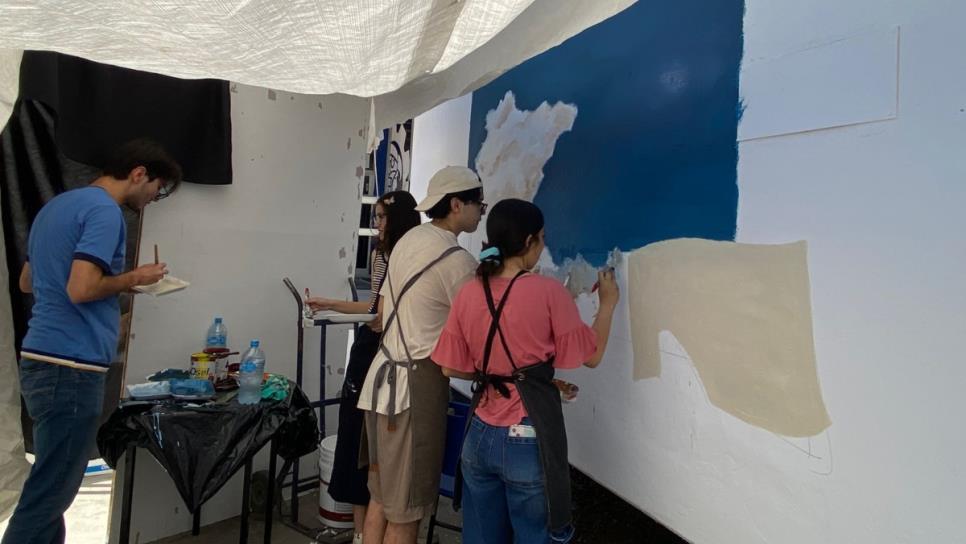 Tequitos pintan mural en Mazatlán por la paz e impulsan limpieza de manglares en jornada nacional