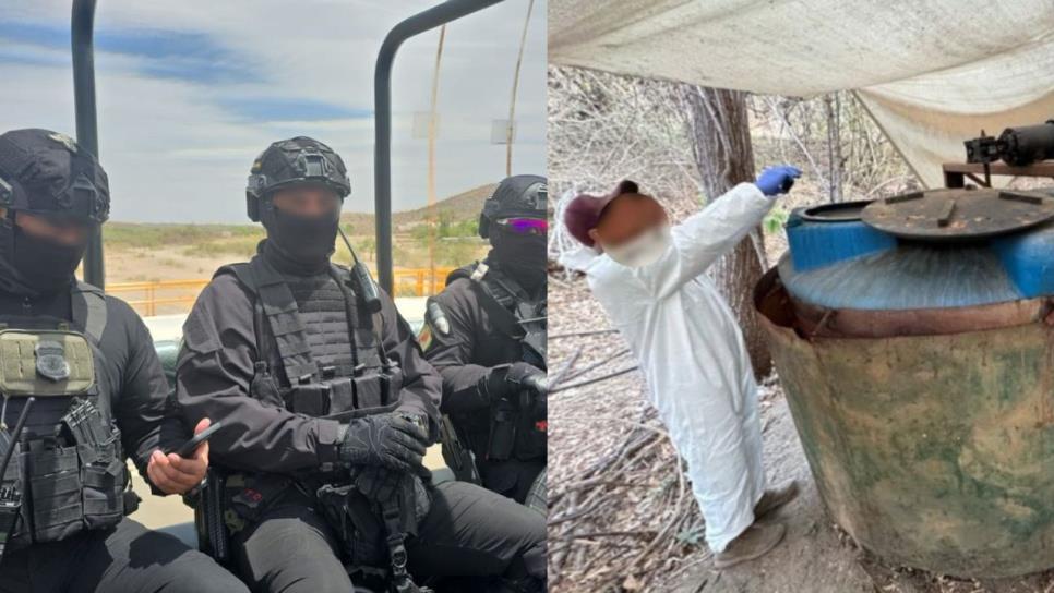 Elementos de Estados Unidos ya operan en Sinaloa desmantelando laboratorios Elementos de Estados Unidos ya operan en Sinaloa desmantelando laboratorios