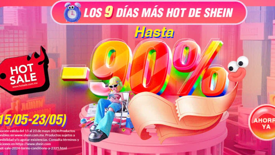 Shein arrasa en el Hot Sale 2025 con hasta 90% de descuento Shein arrasa en el Hot Sale 2025 con hasta 90% de descuento