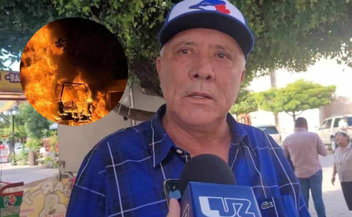 FOTO: “El Fuerte está tranquilo”: Gildardo Leyva tras psicosis por patrulla quemada