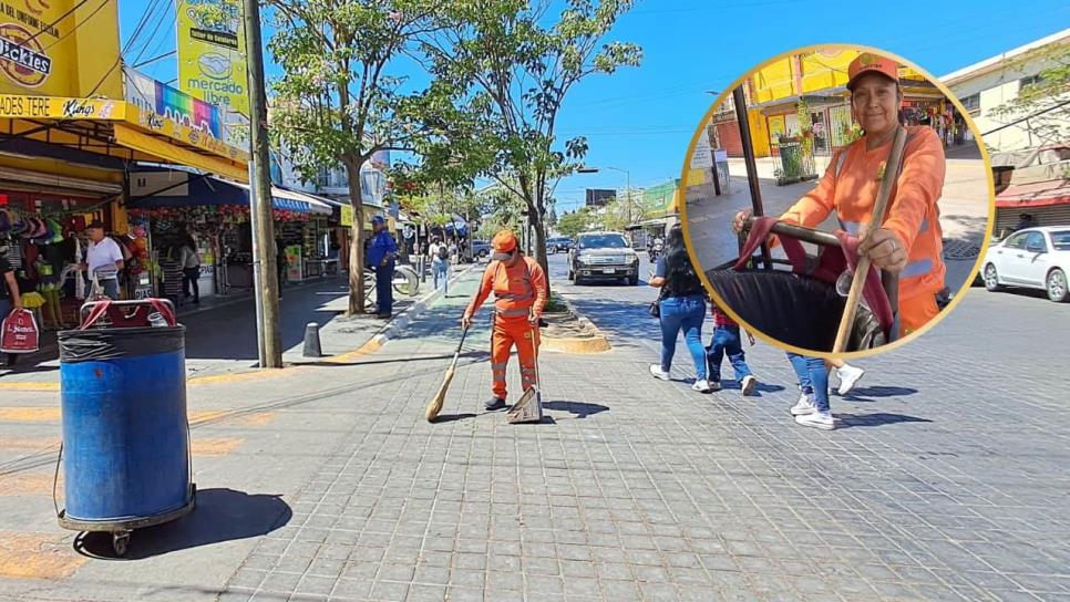 Julia Ramona limpia el corazón de Los Mochis todos los días Julia Ramona limpia el corazón de Los Mochis todos los días