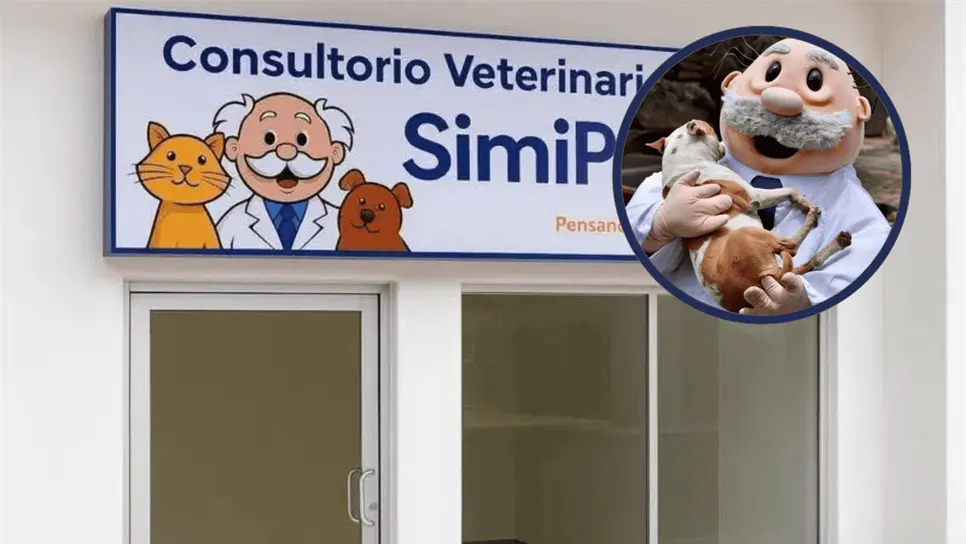 En redes han circulado imágenes de SimiPetCare, el nuevo servicio veterinario del Dr. Simi. (FOTO: X).