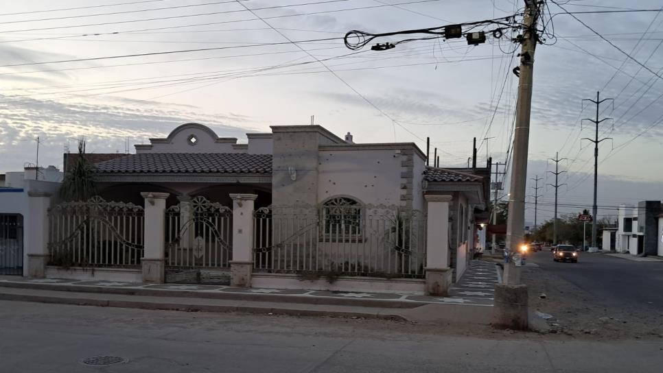 Atacan una casa de la colonia Guadalupe Victoria en Culiacán