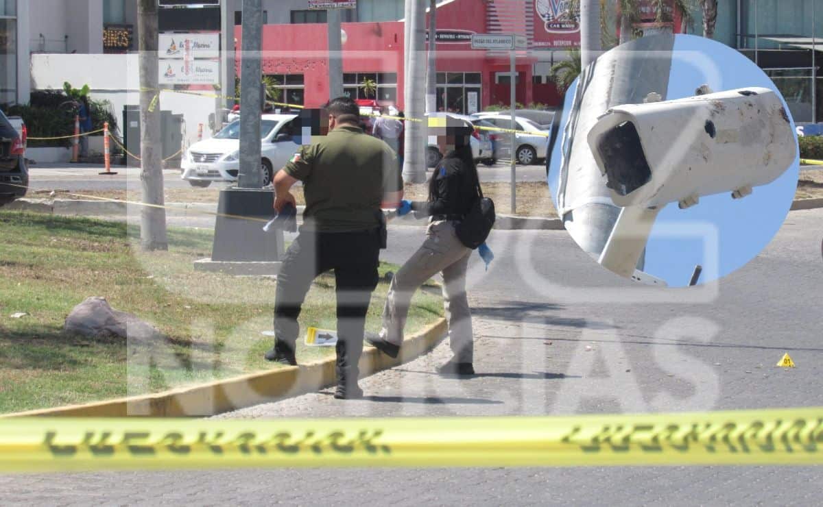 FOTO: ¡Les dan con todo! Destruyen cámaras de videovigilancia por la Marina en Mazatlán