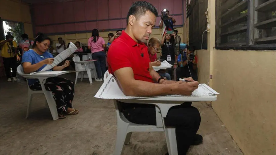 Pacquiao no consiguió suficientes votos para regresar al Senado, quedando en el puesto 18, mientras que solo los 12 primeros obtuvieron un escaño