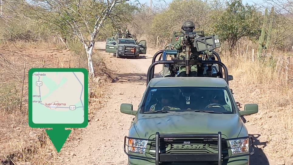 Se enfrentan a balazos civiles armados en Juan Aldama El Tigre, Navolato Se enfrentan a balazos civiles armados en Juan Aldama El Tigre, Navolato