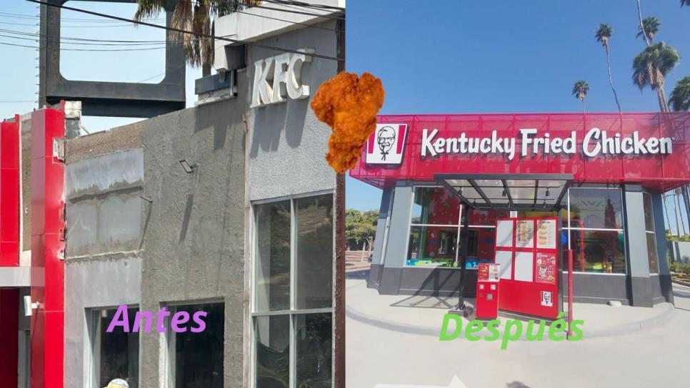 Así quedó el nuevo Kentucky Fried Chicken en Los Mochis tras su remodelación