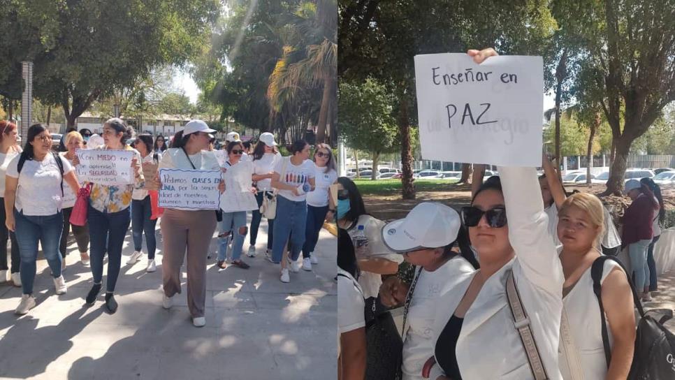 Maestras de Villa Juárez, Navolato, exigen clases virtuales por temor a la violencia Maestras de Villa Juárez, Navolato, exigen clases virtuales por temor a la violencia