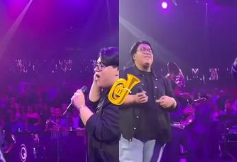 Hijo de vocalista de la Banda MS, dejó con la boca abierta al cantar este éxito romántico