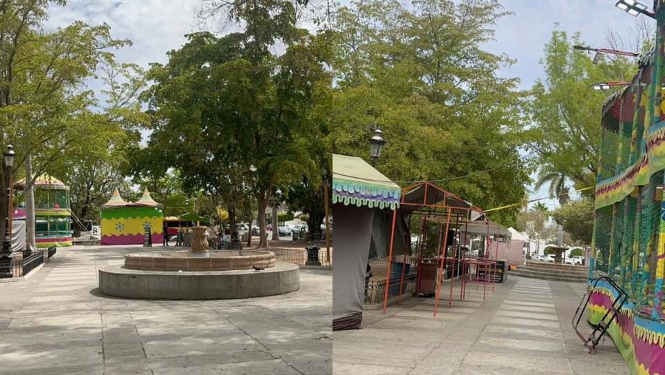 Así luce la Plazuela 27 de Septiembre durante el día: como un yonke en pleno centro de Los Mochis Así luce la Plazuela 27 de Septiembre durante el día: como un yonke en pleno centro de Los Mochis