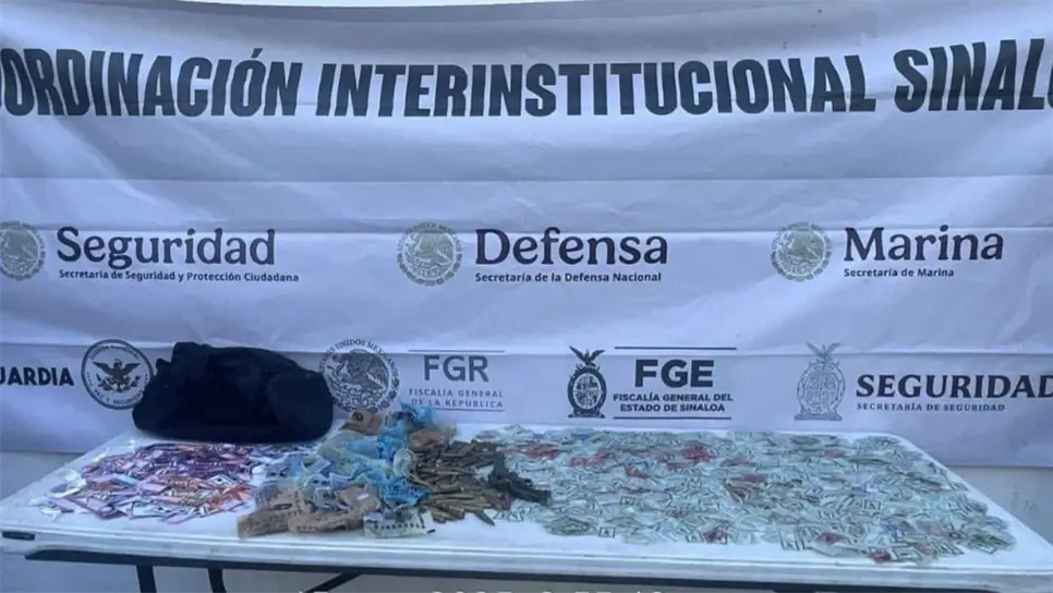 La mochila, junto a los objetos del delito, fue trasladada y puesta a disposición de la autoridad ministerial para realizar las investigaciones correspondientes