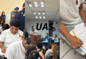 Miles de aspirantes presentan examen de admisión en la UAS; ¿Cuándo estarán los resultados?