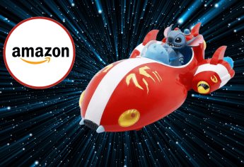 Nave roja de Stitch que puedes comprar en Amazon por este bajo precio