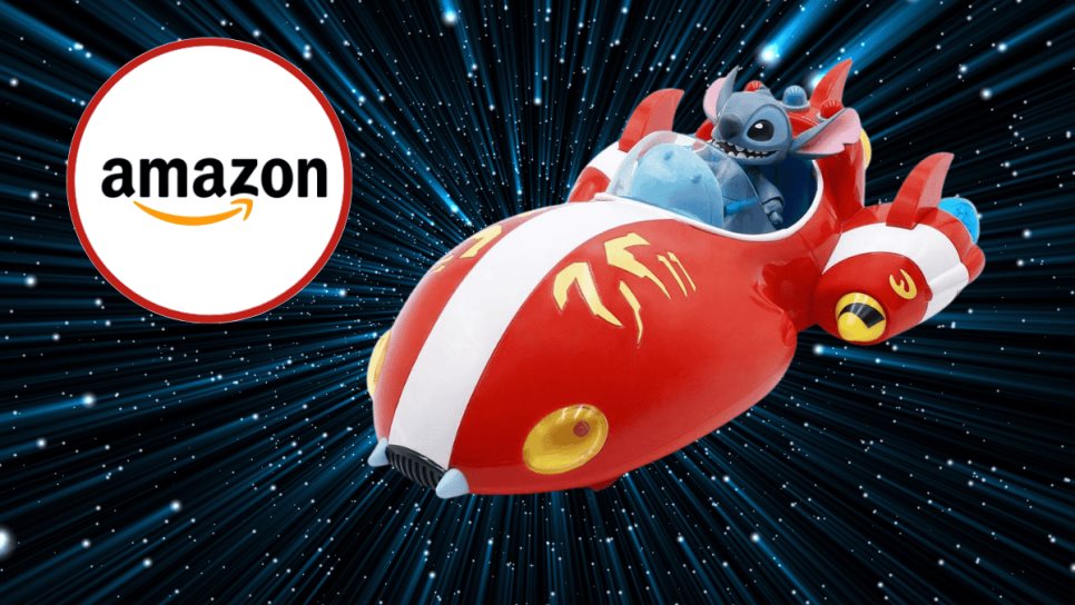 Nave roja de Stitch que puedes comprar en Amazon por este bajo precio