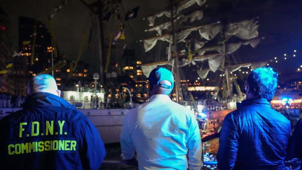 Confirman dos marinos muertos del Buque Escuela Cuauhtémoc tras choque en puente de NY Confirman dos marinos muertos del Buque Escuela Cuauhtémoc tras choque en puente de NY