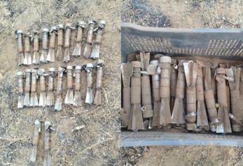Militares destruyen 22 explosivos encontrados en la zona rural de Mazatlán