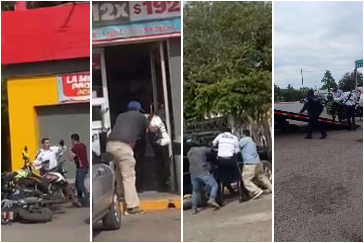 Padre e hijo podrían recibir multa de $3 mil pesos por agredir a tránsitos en Los Mochis