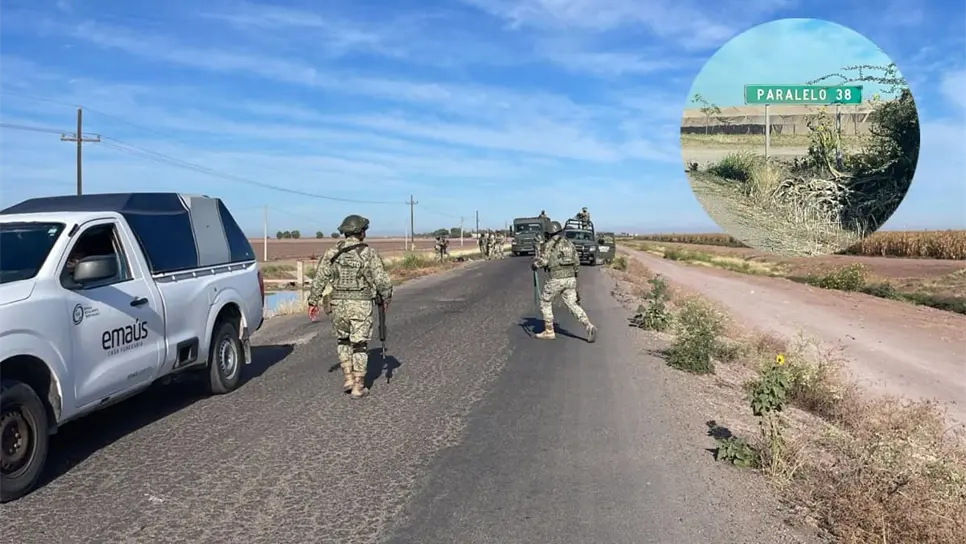 FOTO: Encuentran hombre amarrado y asesinado a balazos en el campo Paralelo 38 en Costa Rica, en Culiacán