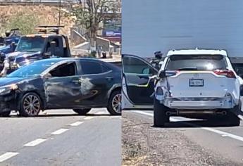 Dos detenidos, vehículos y armas aseguradas tras enfrentamiento en la Costerita en Culiacán