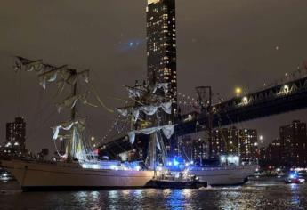 Así es el Puente de Brooklyn, la joya de Nueva York golpeada por el Buque Cuauhtémoc